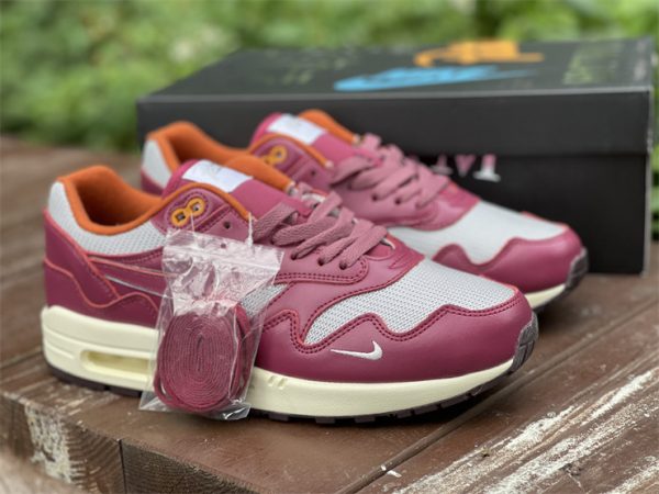 Patta x Nike Air Max 1 Rush Maroon New Releases DO9549-001-1
