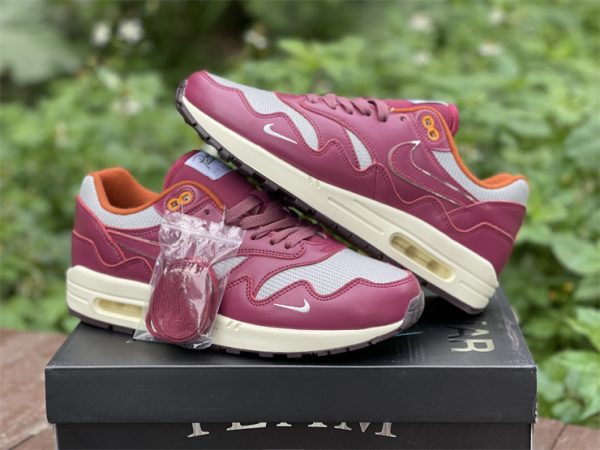 Patta x Nike Air Max 1 Rush Maroon New Releases DO9549-001-3