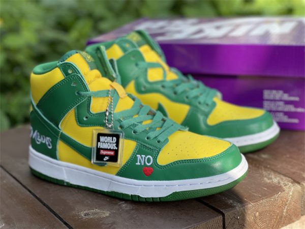 Supreme x Nike SB Dunk High By Any Means Brazil Sale DN3741-700-1