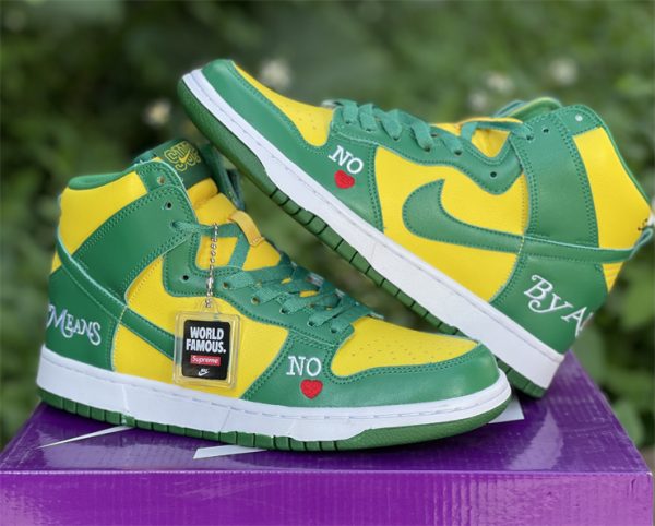 Supreme x Nike SB Dunk High By Any Means Brazil Sale DN3741-700-4