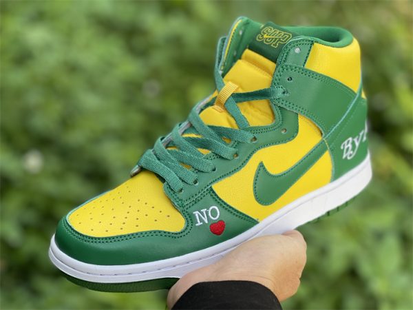 Supreme x Nike SB Dunk High By Any Means Brazil Sale DN3741-700 In Hand