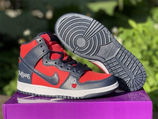 Supreme x Nike SB Dunk High By Any Means For Cheap DN3741-600