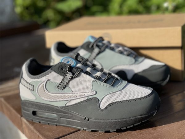 2022 Travis Scott x Nike Air Max 1 Cave Stone For Sale UK DO9392-001-1