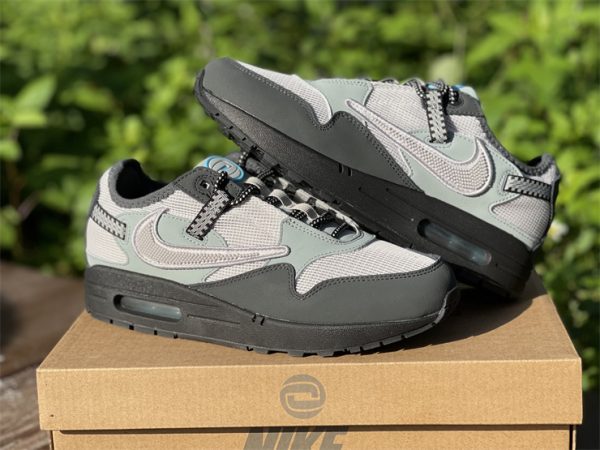 2022 Travis Scott x Nike Air Max 1 Cave Stone For Sale UK DO9392-001-3