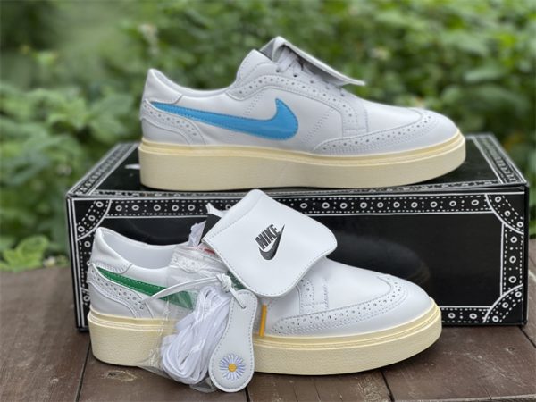 PEACEMINUSONE x Nike Kwondo 1 White Color UK Sneakers DH2482-101-2