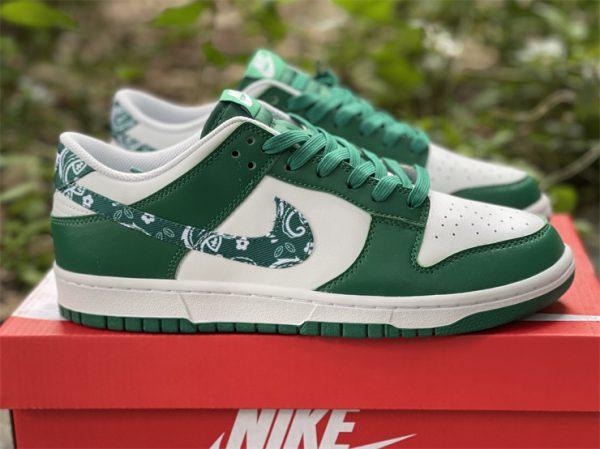 2022 Nike Dunk Low Green Paisley For Sale DH4401-102-2