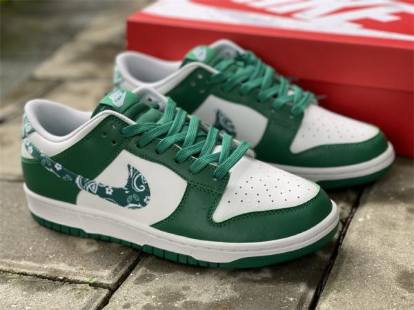 2022 Nike Dunk Low Green Paisley For Sale DH4401-102-3