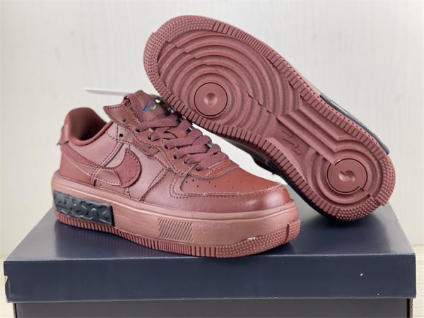 2022 Nike AF1 Air Force 1 Fontanka Burnt Sunrise Sneakers DH1290-200