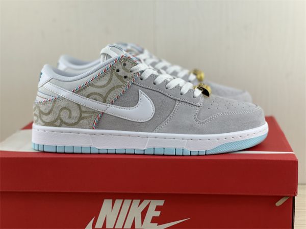 2022 Nike Dunk Low White Barber Shop On Sale DH7614-500-4