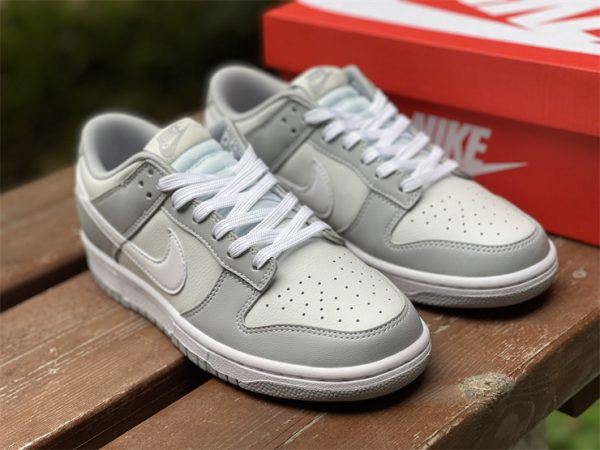 2022 Releases Nike Dunk Low Retro Grey White Shoes DJ6188-001-1