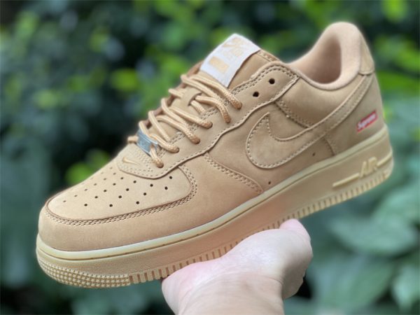 Buy Nike Air Force 1 Low SP Supreme Wheat Online DN1555-200 in hand