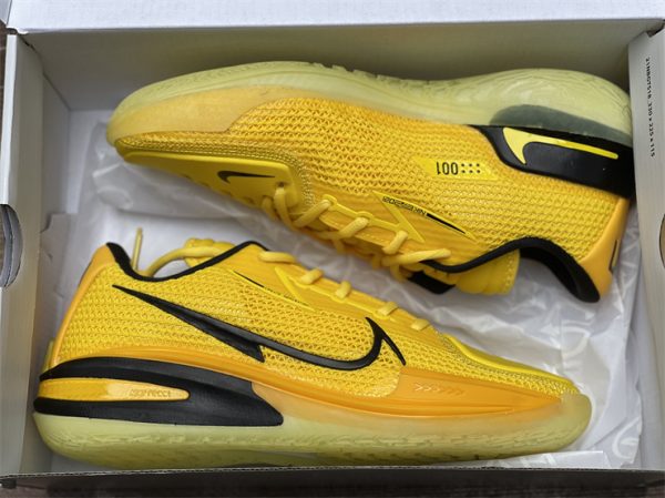Buy Nike Air Zoom G.T.Cut EP Yellow Black Brown Shoes CZ0175-701 in box