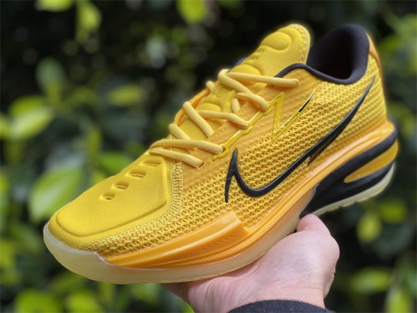 Buy Nike Air Zoom G.T.Cut EP Yellow Black Brown Shoes CZ0175-701 in hand